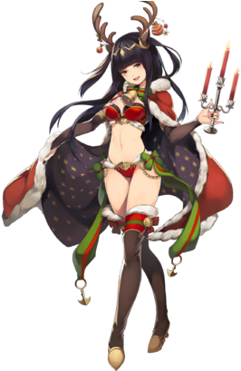 Full Portrait Tharja Normal Girl - Fire Emblem Heroes Tharja Winter (340x408)