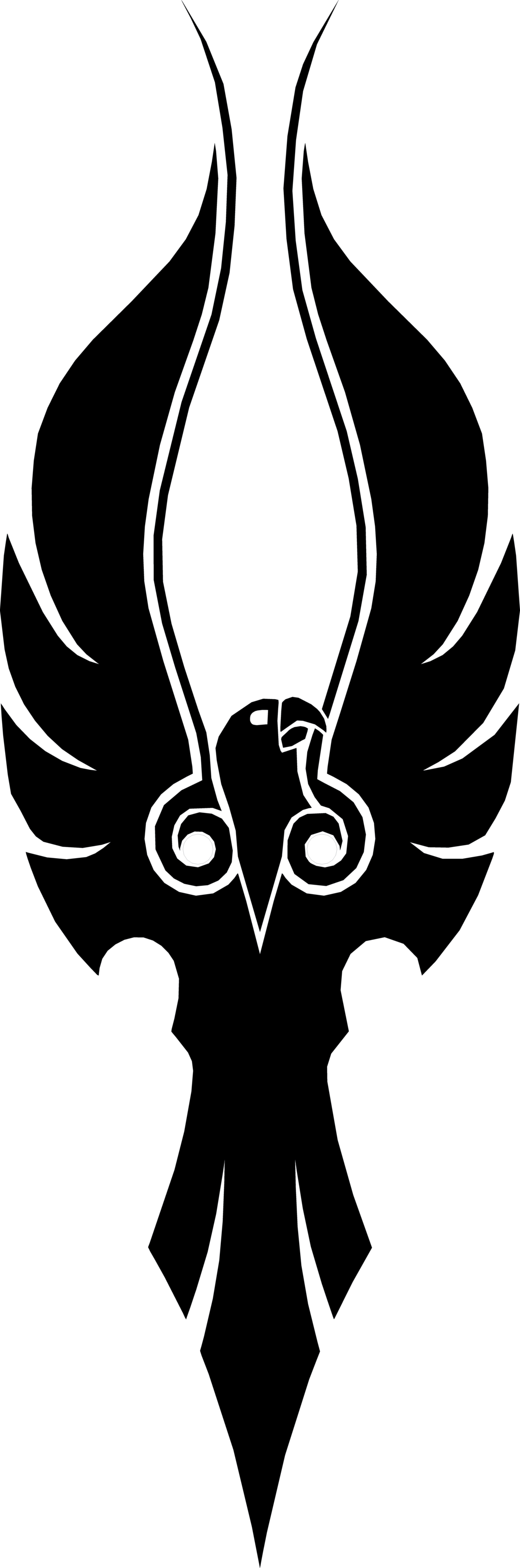 Sindorei Hawk Black By Shadowsgaurd Sindorei Hawk Black - Emblem (1024x3086)