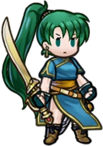 Lyn's Sprite In Fire Emblem Heroes - Lyn Fire Emblem Heroes (450x500)