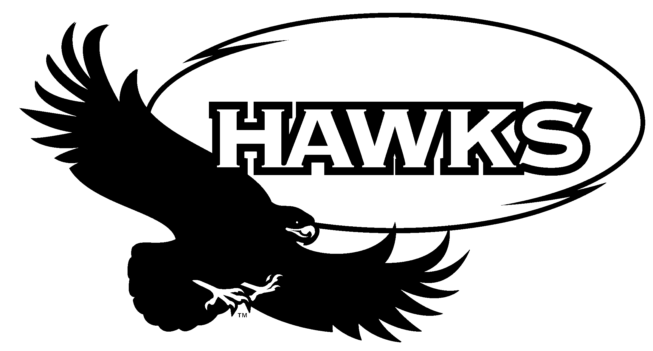 Saint Joseph's Hawks Logo Black And White - Saint Joseph's University (2400x2400)