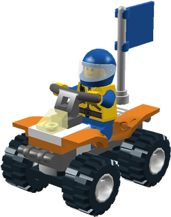 7736 Coast Guard Quad Bike - Lego (512x315)