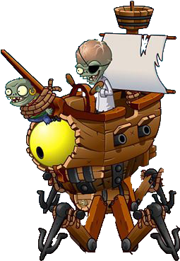 Zombieplankwalker - Plants Vs Zombies 2 Zomboss Pirate Seas (403x403)