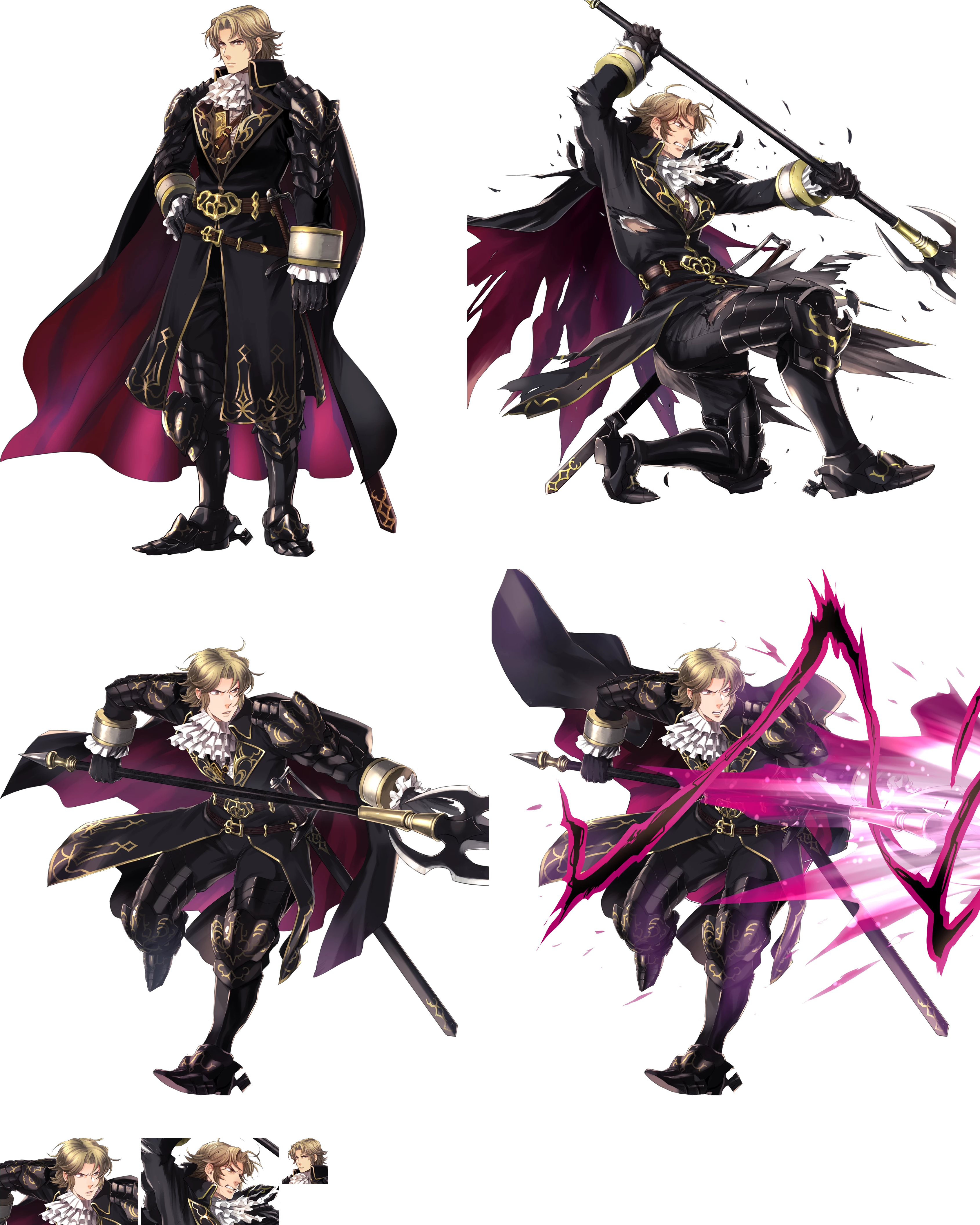 Mobile Fire Emblem Heroes Camus The Spriters Resource - Fire Emblem Heroes Halloween (3398x4308)
