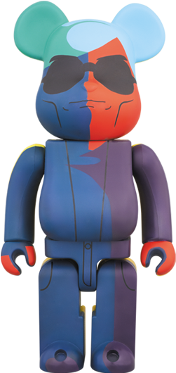 Be@rbrick 1000% Andy Warhol Silkscreen Ver - Andy Warhol Bearbrick 400% (317x550)