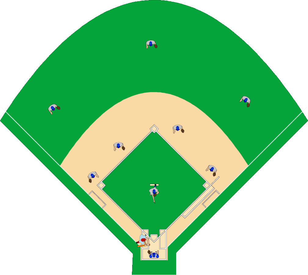 Baseball Field Clipart Clip Art Pin Quilt Pinterest - Slow Pitch Softball Positions (1009x900)