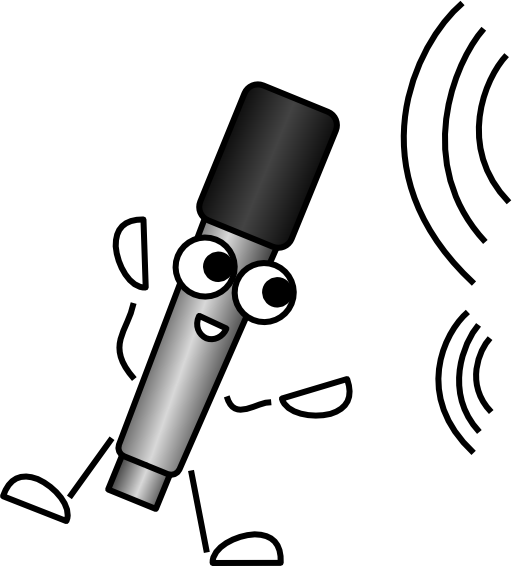 Mike The Mic Listening Clipart - Mike Clipart (512x566)