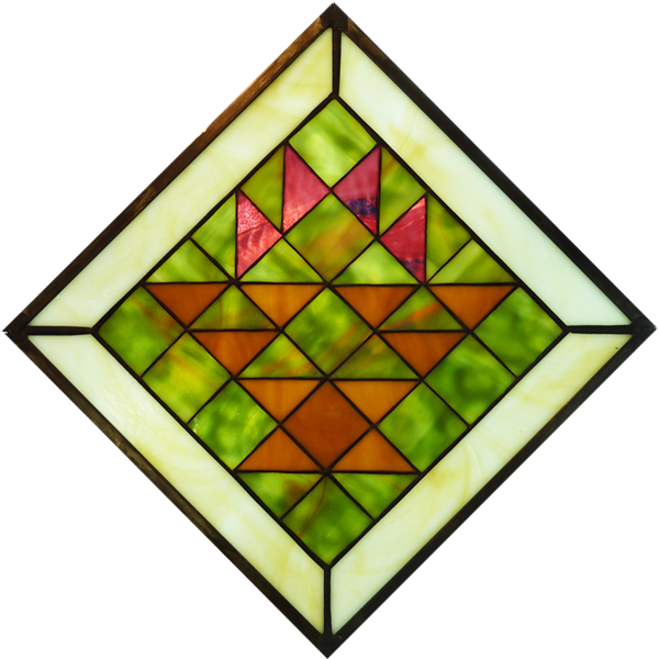 Glass Quilt Blocks - Clip Art (600x600)