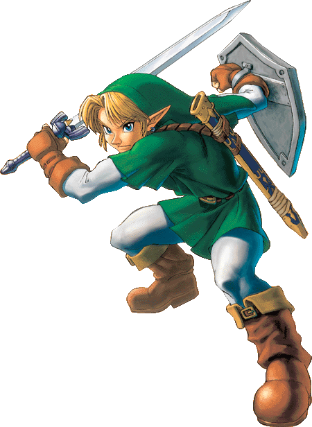 The Hero Of Time - Link Zelda Ocarina Of Time (450x616)