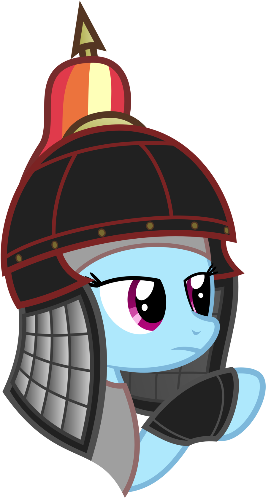 Rainbow Dash As Soldier Of Hui By Hankofficer - Cartoon (1024x1714)