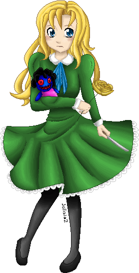 Pixel Mary C - Cartoon (307x561)