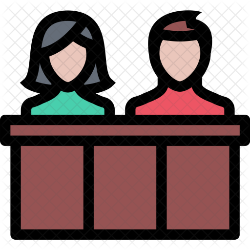 Jury, Law, Crime, Judge, Court, Police Icon - Court (512x512)