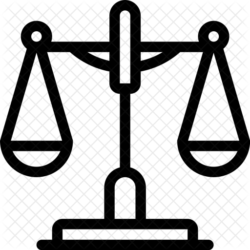 Scales, Law, Crime, Judge, Court, Police Icon - Scales, Law, Crime, Judge, Court, Police Icon (512x512)