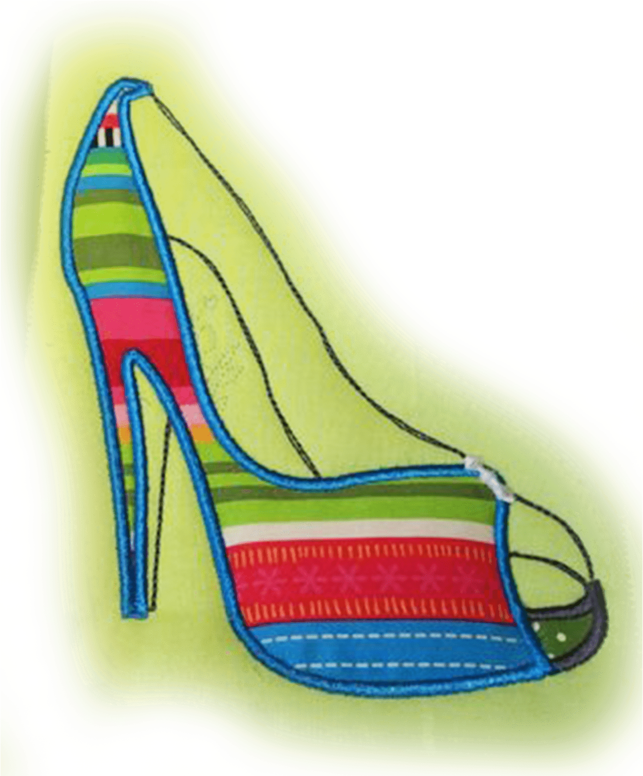 Shoe Blocks And Quilt In The Hoop Machine Embroidery - Machine Embroidery (1421x1596)