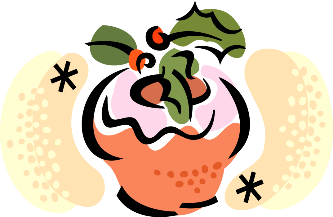 Vector Illustration Of Holiday Season Christmas Baking - Vector Illustration Of Holiday Season Christmas Baking (1074x700)