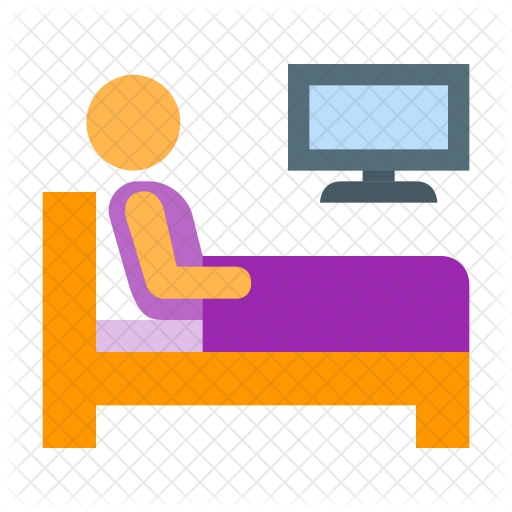 Bed Tv Icon - Png Watch Tv Icon (512x512)