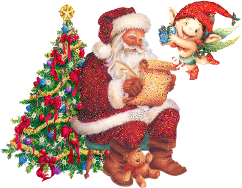 Поздравления С Новым Годом Анимированные Новогодние - Christmas Tree (477x395)