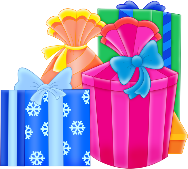 Мы Уходим На Новогодние Каникулы С 29 Го Декабря И - Подарки Вектор Png (670x601)