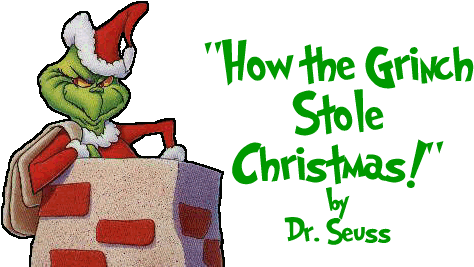 Grinch Clip Art Free Clipart - Clipart Of The Grinch That Stole Christmas (498x288)