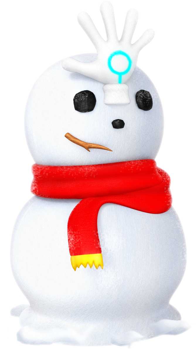 Here's A Glovey The Snowman Render For 2017 Pic - Snowman (1200x1200)