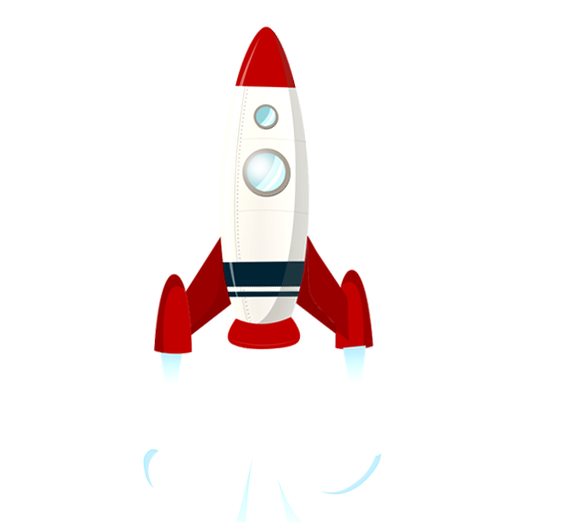 Santa Claus Rocket Cartoon Illustration - Illustration (650x547)