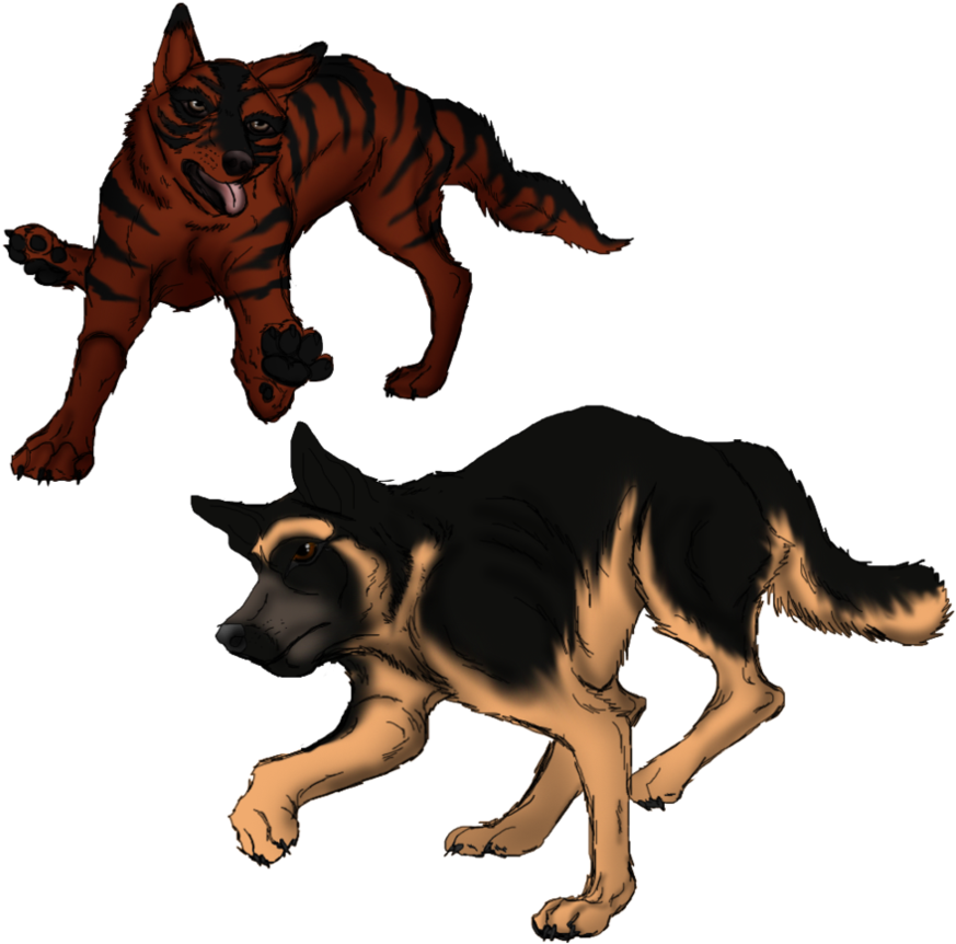 Akatora And Ron By Black Tiger Of Evil - Black Tiger (894x894)