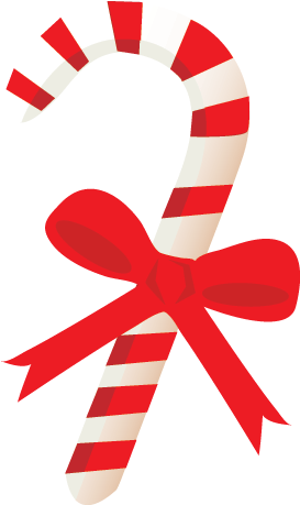 Candy Cane Transparent Background Download - Candy Christmas Png (372x458)