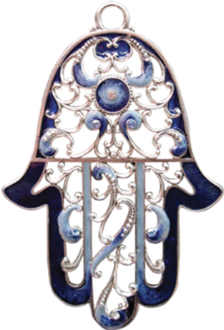 Large Filigree Hamsa - Large Filigree Scroll Hamsa Plaque (480x480)