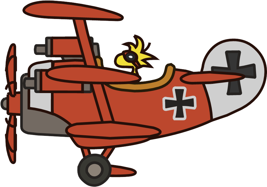 Snoopy Red Baron Png (975x693)