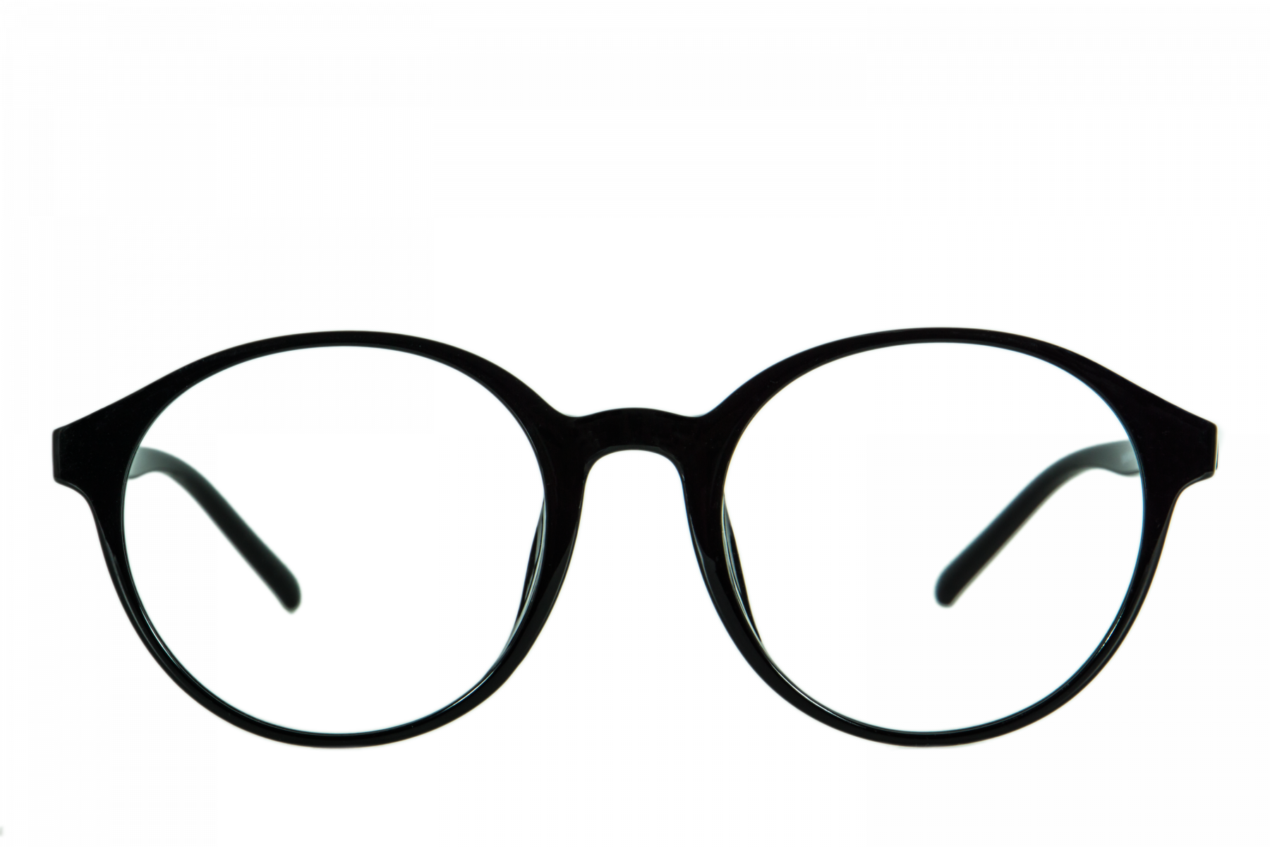 Glasses Png - Black Round Glasses Png (1800x1200)