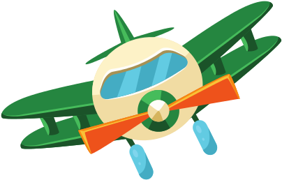 Biplane Toy Aircraft Icon - Aircraft (550x550)