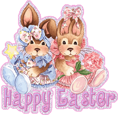 Free Happy Easter Greetings And Gifs - Happy Birthday Theresa (403x407)