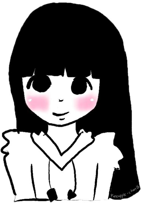 Black And White Doodle By Pineapple-chan15 - Cartoon (894x894)