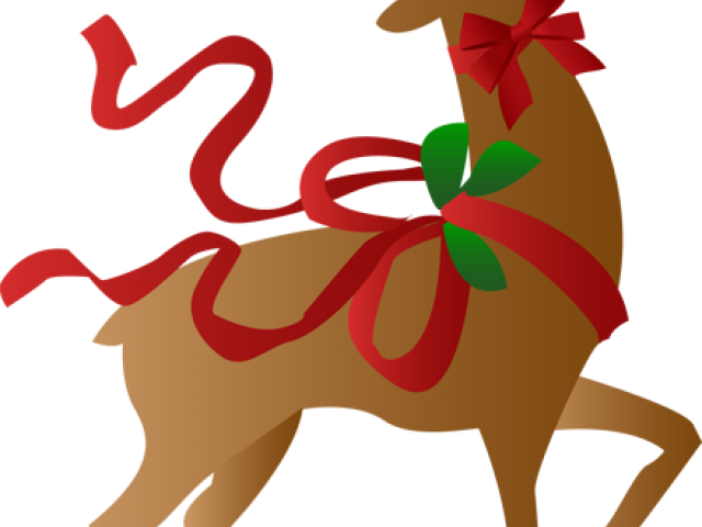 Christmas Deer Cliparts - Christmas Reindeer (640x480)