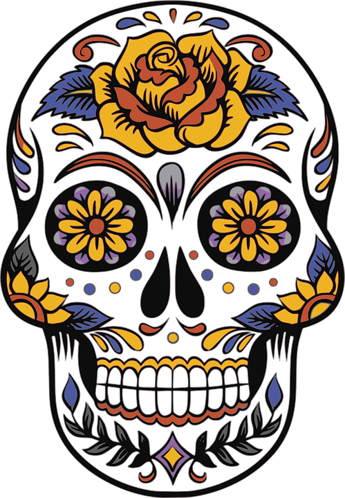 Espita Mezcaleria Will Celebrate Day Of The Dead With - Sugar Skull Clip Art (499x720)