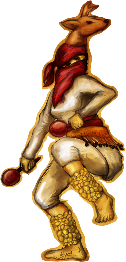 Kna 3 7 Danza Del Venado By Amci12 - Dibujos De La Danza Del Venado (600x1048)