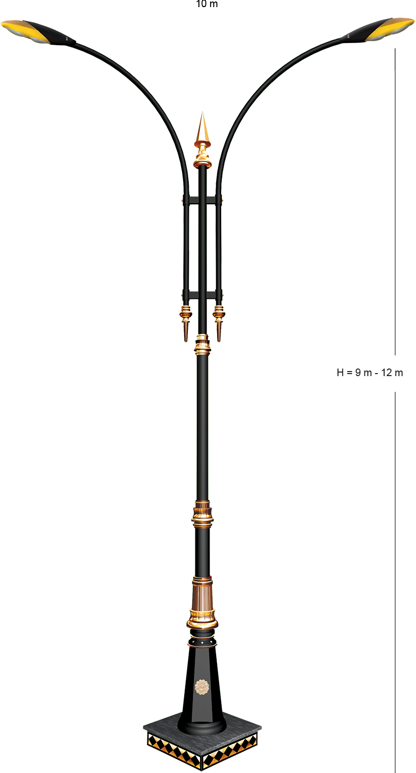 Sli-033 - Road Light Png (822x1525)