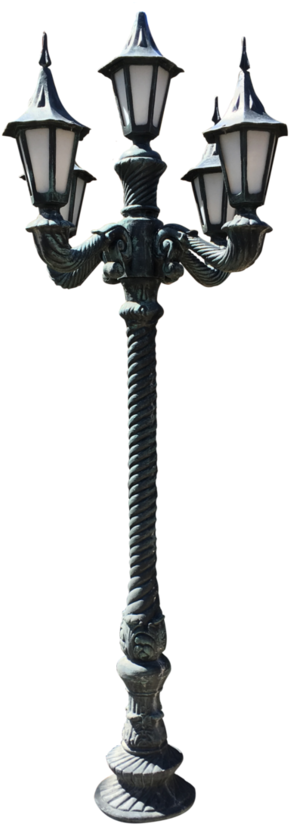 Lamp Post Png By On Deviantart For Street Lamps Png - Central Park (774x1032)