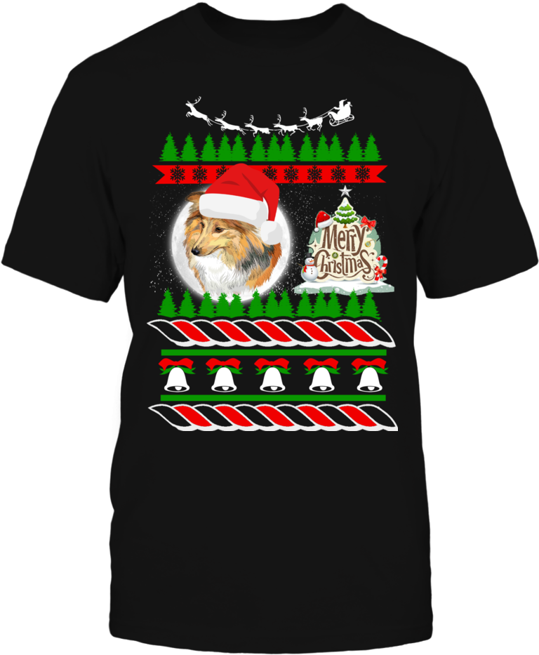Sheltie Ugly Christmas Sweater - Pit Bull Ugly Christmas Sweater Pit Bull,pit Bull Christmas (1000x1000)