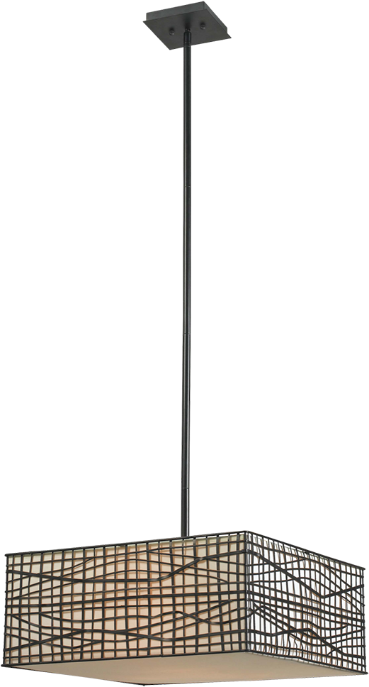 Awesome House Light Png With House Light Png - Kenroy Home Fortress 3 Light Pendant - 20-inch Bronze (557x1000)