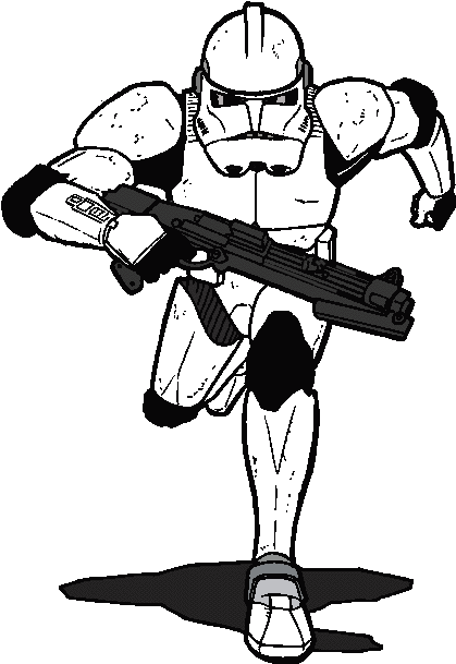 Star Wars Clip Art - Lego Star Wars Coloring Pages (436x627)