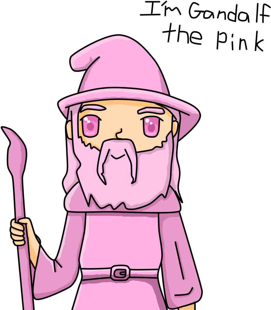 Pink Gandalf By Lynnae-madison - Pink Gandalf (1024x1024)