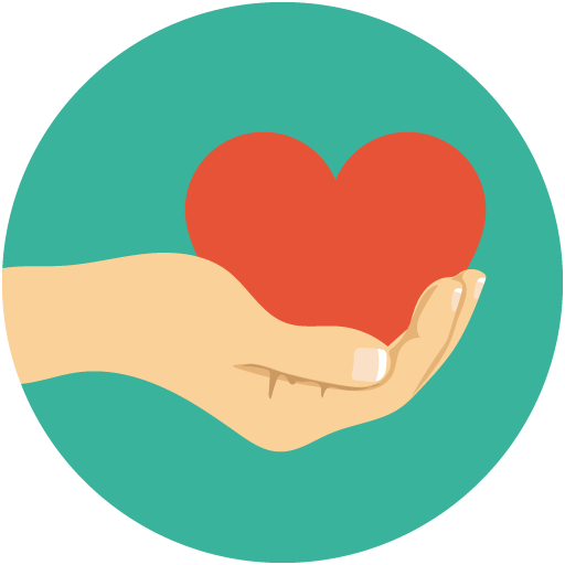 Adoption Grants - Heart In Hand Icon (512x512)