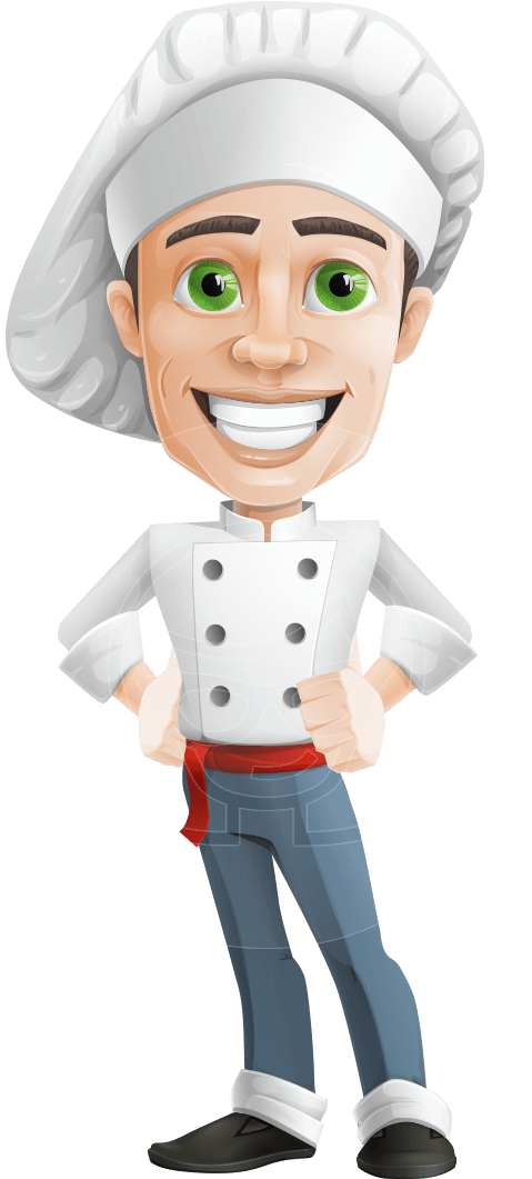 Meet The Cartoon Character Who Will Prepare The Perfect - Asian Chef Vector (744x1060)