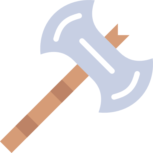Medieval Stickers Messages Sticker-9 - Battle Axe (512x512)