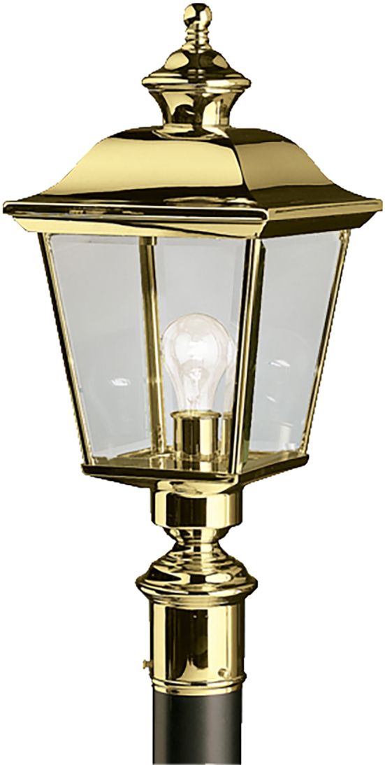 Good Loading Zoom With Lamp Post Light Png - Polished Brass Post Lantern (1200x1200)