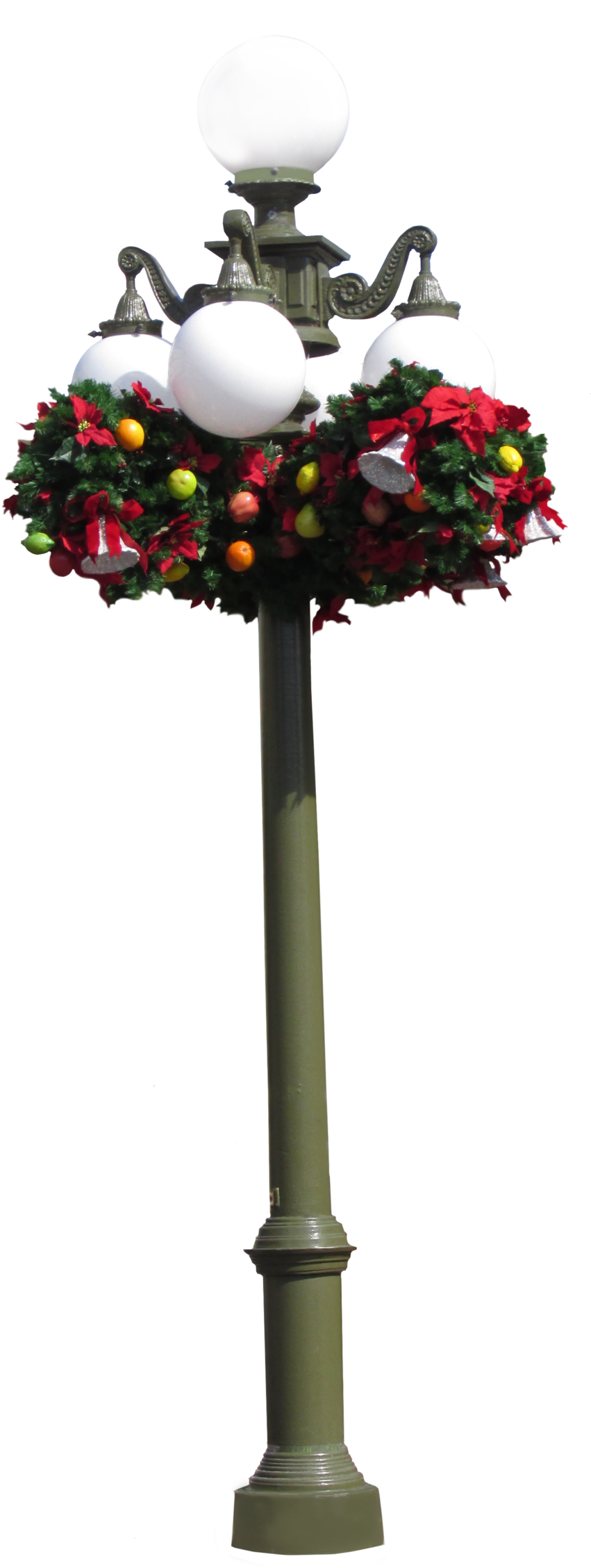 Fabulous Christmas Lamppost Clear Cut By With Png Lamp - Christmas Lamp Post Png (900x2274)