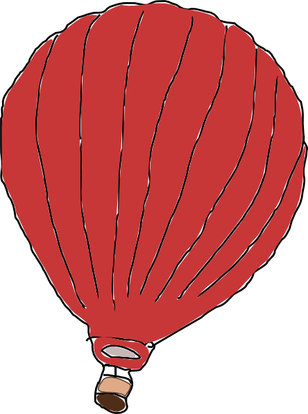 Hot Air Balloon Clip Art At Clker - Hot Air Balloon (1787x2400)