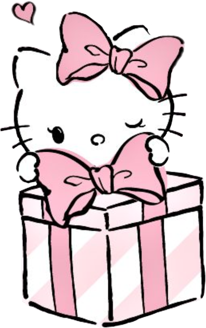 Hello Kitty Present By Rosemoji - Show All Pictures Of Hello Kitty (708x1128)