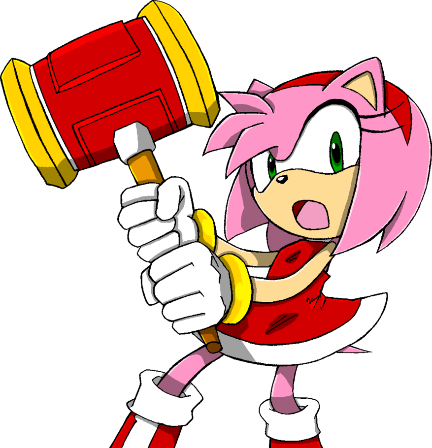 Amy - Amy Rose Sonic Channel (877x910)