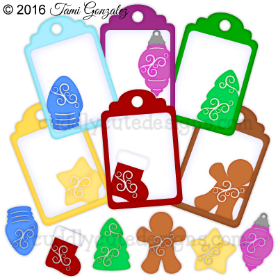 Christmas Tag - Mobile Phone (400x400)